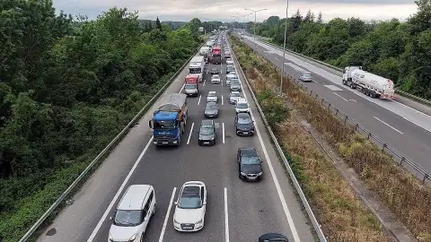Anadolu Otoyolu Düzce Geçişinde Kurban Bayramı Trafiği Yoğunlaştı