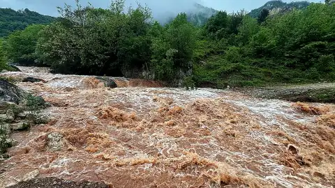 Bartın'da Arıt Deresi Taştı, Tarım Arazileri Sular Altında Kaldı