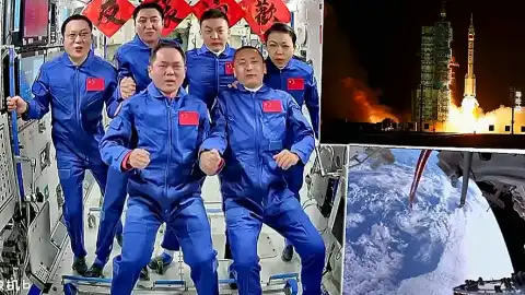 Çin Taykonotları Tiangong Uzay İstasyonu'na Başarıyla Ulaştı