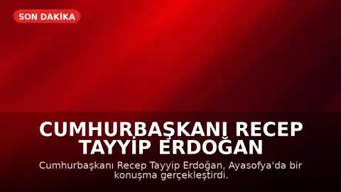 Cumhurbaşkanı Recep Tayyip Erdoğan Ayasofya'da Konuşma Yaptı