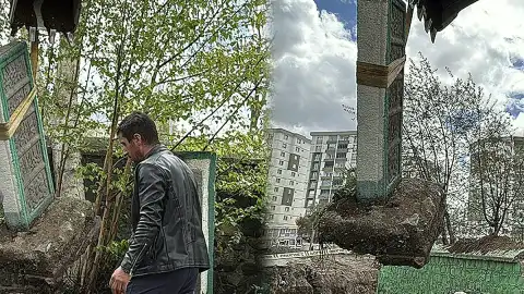 Erzurum'da 700 Yıllık Tarihi Mezarlar Kazı Çalışmasıyla Zarar Gördü