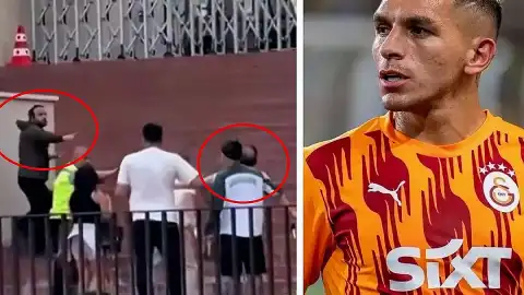 Galatasaraylı Futbolcu Lucas Torreira'ya Saldırı Anı Görüntülendi