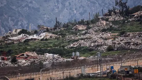 İsrail Ordusu Lübnan'ın Güneyindeki Yerleşimleri Yerle Bir Etti: "Burası Ölü Bölge"