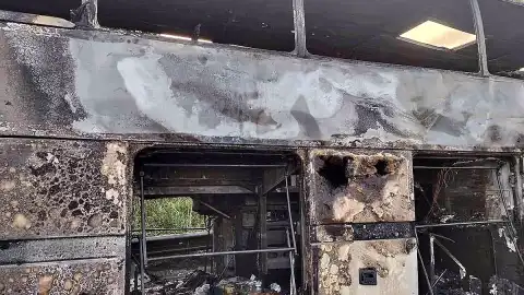 İzmir'den İstanbul'a Giden Otobüs Alev Aldı