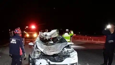 Muş'ta Ata Çarpan Otomobildeki 4 Kişi Yaralandı