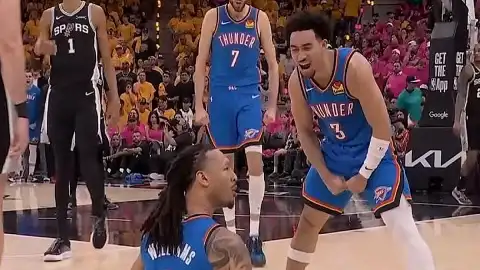 NBA'de Thunder, Spurs Karşısında Üstünlük Sağladı