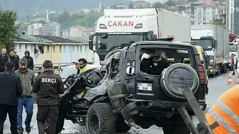 Rize'de Trafik Kazası: 1 Ölü, 7 Yaralı
