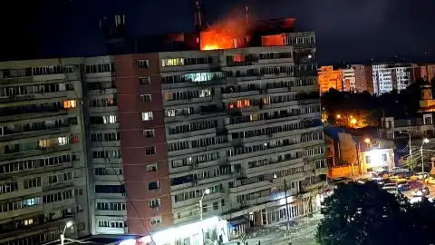 Romanya'da Apartmana İHA Düştü: 2 Yaralı
