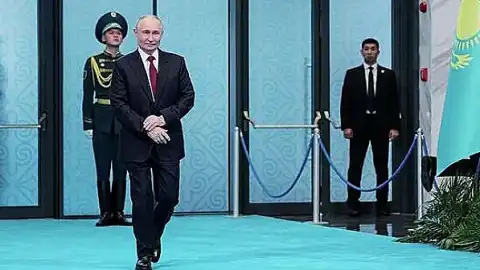 Rusya Devlet Başkanı Putin, Kazakistan'a Resmi Ziyarette Bulundu
