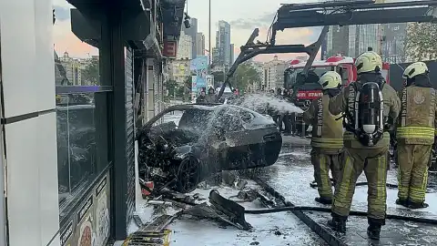 Şişli'de İş Yerinde Yangın: 2 Yaralı