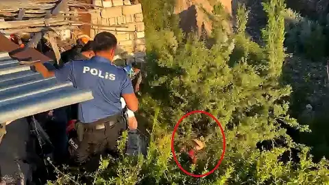 Tedaviyi Reddettiği Hastaneden Kaçan Kişi Ağaç Dalında Asılı Kaldı
