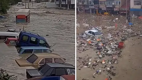 Türkiye'nin Birçok Kentinde Sağanak ve Dolu Nedeniyle Hayat Durdu