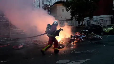 UEFA Şampiyonlar Ligi Finali Sonrası Fransa'da Olaylar: 426 Gözaltı, 7 Polis Yaralı