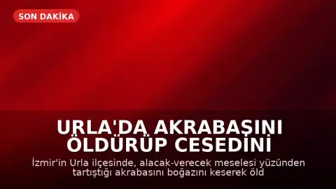 Urla'da Akrabasını Öldürüp Cesedini Kahvehanenin Önüne Attı
