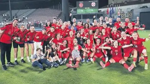 A Milli Kadın Futbol Takımı, Play-Off'a Yükseldi