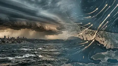 AKOM'dan İstanbul'a Fırtına ve Sağanak Yağış Uyarısı