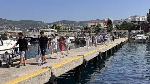 Bodrum'da Tekne Turlarına Yoğun İlgi