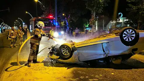 Edirne'de Alkollü Sürücünün Karıştığı Kazada 2 Kişi Yaralandı