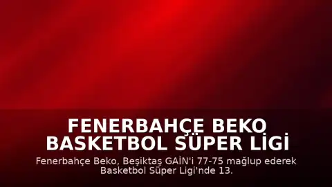 Fenerbahçe Beko Basketbol Süper Ligi Şampiyonluk Kupasını Kazandı