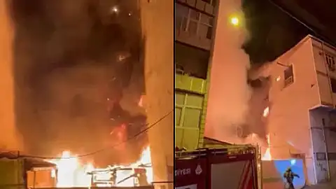 İstanbul'da Depo Yangını 3 Binaya Sıçradı