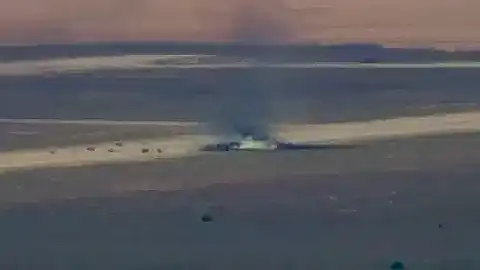 Kaliforniya'da ABD Hava Kuvvetlerine Ait B-52 Stratofortress Uçağı Düştü