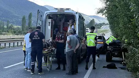 Kastamonu'da Trafik Kazası: ATV Sürücüsü Yaralandı