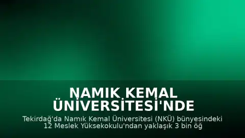 Namık Kemal Üniversitesi'nde Yaklaşık 3 Bin Öğrenci Mezun Oldu
