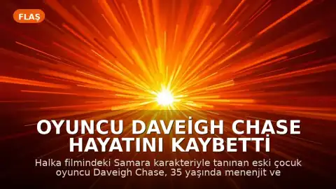 Oyuncu Daveigh Chase hayatını kaybetti