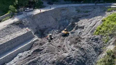 Sakarya'da Akçay Barajı İsale Hattı İçin İstinat Duvarı Çalışmaları Başlatıldı