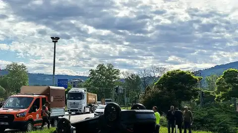 Zonguldak'ta Trafik Kazası: 1 Yaralı