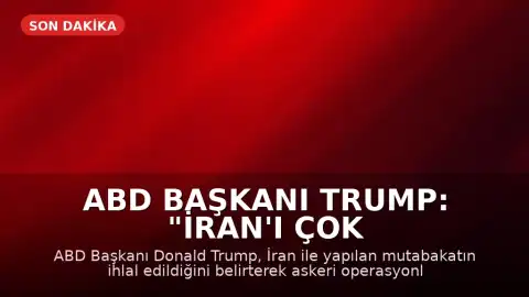 ABD Başkanı Trump: "İran'ı çok sert vuracağız"