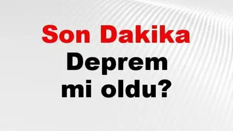 Adana Saimbeyli'de 3.5 Büyüklüğünde Deprem Meydana Geldi