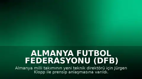 Almanya Futbol Federasyonu (DFB) Başkanı Bernd Neuendorf ve Başkan Yardımcısı Hans-Joachim Watzke, Jürgen Klopp ile New York'ta bir araya geldi