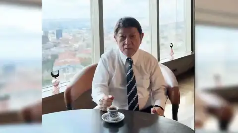 Ankara'daki Zirve Kapsamında Japon Bakan Motegi'den Türk Kahvesi Paylaşımı