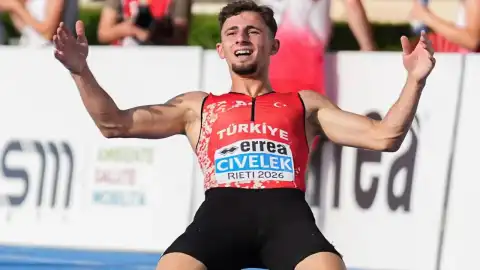 Avrupa 18 Yaş Altı Atletizm Şampiyonası'nda Yunus Emre Civelek'ten Türkiye Rekoru ve Altın Madalya