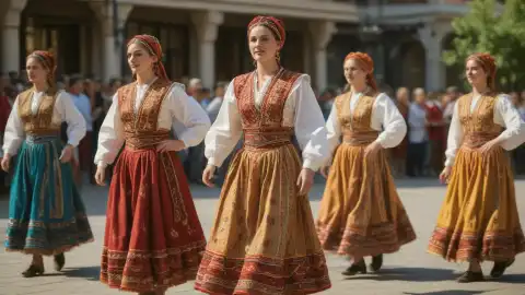Çorum'da 58. Geleneksel Kafkas Festivali Kortej ve Dans Gösterileriyle Kutlandı