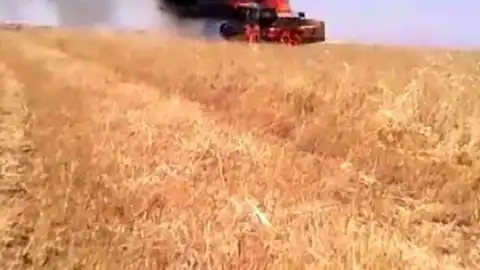 Diyarbakır Ergani'de Biçerdöver Yangını Sonrası Köylülerden İmece Dayanışması