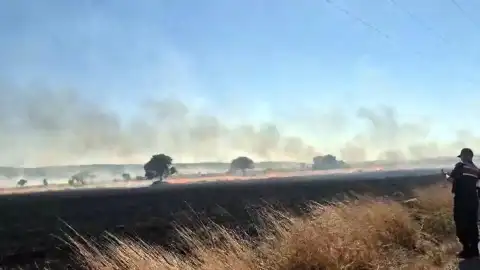 Eskişehir'de Yangın 3 Köy Ovasına Yayıldı, Ormanlık Alana İlerliyor