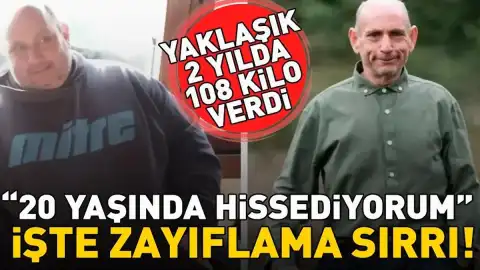 İngiltere'de Yaşayan Graham Baalham 2 Yılda 108 Kilo Verdi