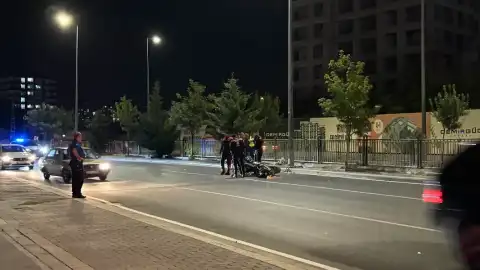 Kayseri'de Motosikletli Polis Memuru Yaralandı