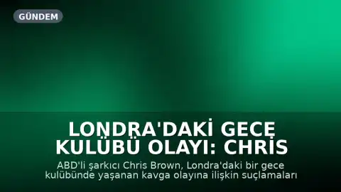 Londra'daki Gece Kulübü Olayı: Chris Brown Suçunu Kabul Etti