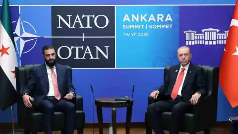 NATO Zirvesi Kapsamında Cumhurbaşkanı Erdoğan ve Suriye Cumhurbaşkanı Ahmed Şara Görüşme Gerçekleştirdi