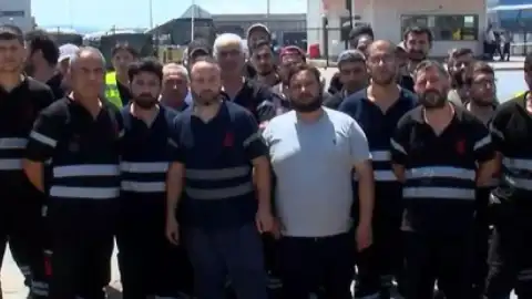 Pendik'teki İETT Garajında Çalışan İşçilerden İş Yavaşlatma Eylemi