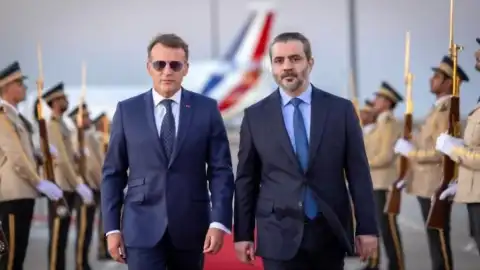 Suriye Ziyareti Kapsamında Fransa Cumhurbaşkanı Macron Şam'da