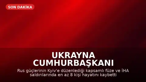 Ukrayna Cumhurbaşkanı Zelensky'nin Uyarılarının Ardından Kyiv Büyük Füze ve İHA Saldırısına Uğradı
