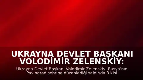 Ukrayna Devlet Başkanı Volodimir Zelenskiy: "Rusya, her gün halkımıza terör saldırıları düzenlemeye devam ediyor"