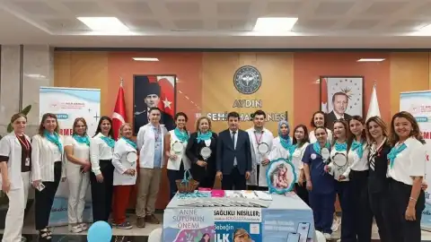 Aydın Şehir Hastanesi'nde Anne Sütünün Önemi Vurgulandı