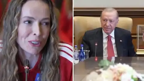Cumhurbaşkanı Erdoğan ile Milli Voleybolcu Eda Erdem Arasında Samimi Diyalog
