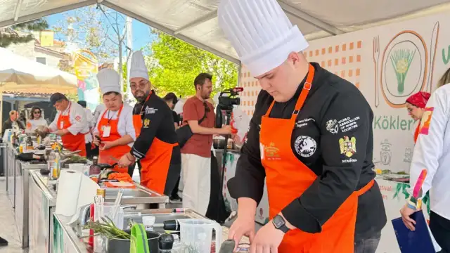 Alaçatı Ot Festivali'nde Uluslararası Şefler Yarıştı