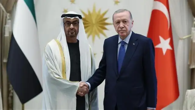 Cumhurbaşkanı Erdoğan, BAE Devlet Başkanı Al Nahyan ile Görüştü